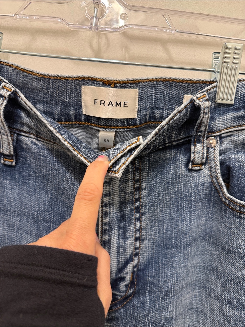 FRAME Le Palazzo High-Rise Crop Wide-Leg Jeans - Picture 3 of 5